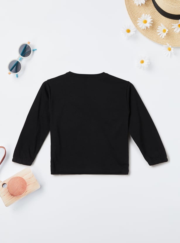 Girls Printed T-shirts - Pack of 2