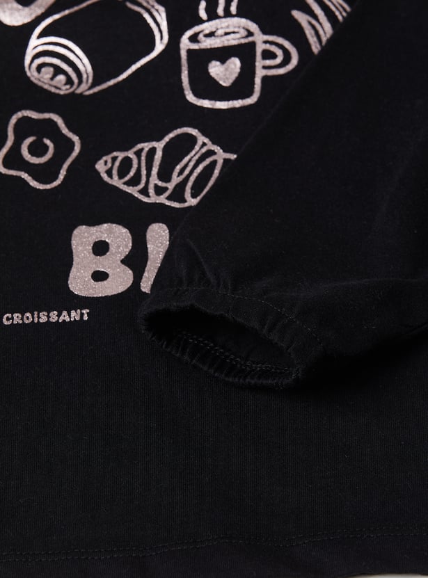 Girls Printed T-shirts - Pack of 2