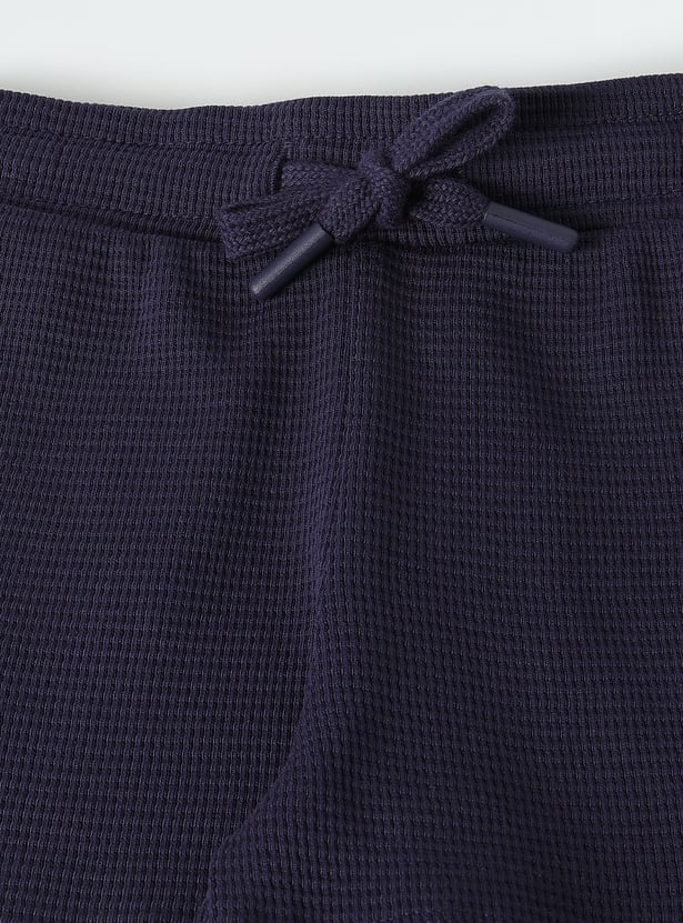 Girls Textured Shorts - Pack of 2