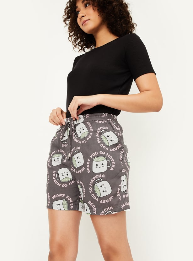 Women Assorted Lounge Shorts - Pack of 2