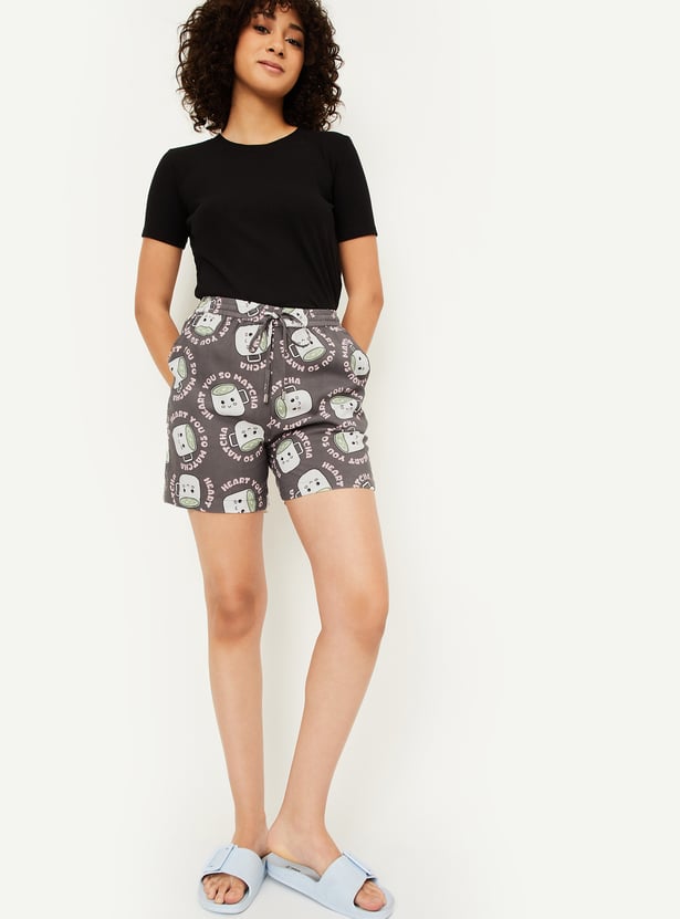 Women Assorted Lounge Shorts - Pack of 2