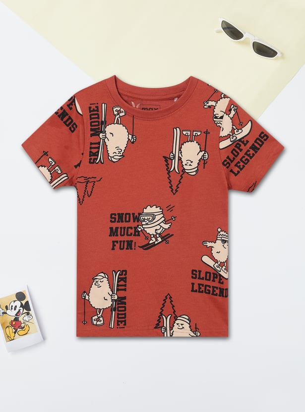 Boys Printed T-shirt - Pack of 2