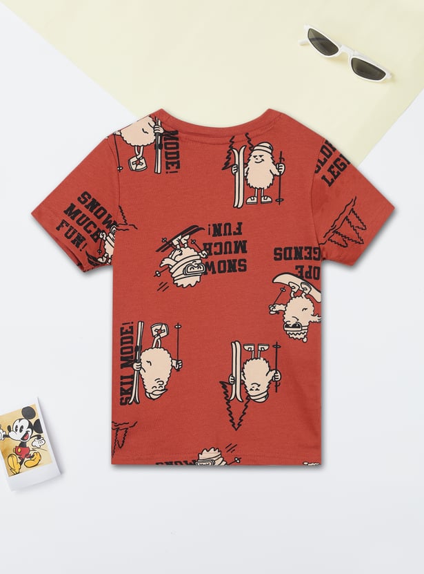 Boys Printed T-shirt - Pack of 2