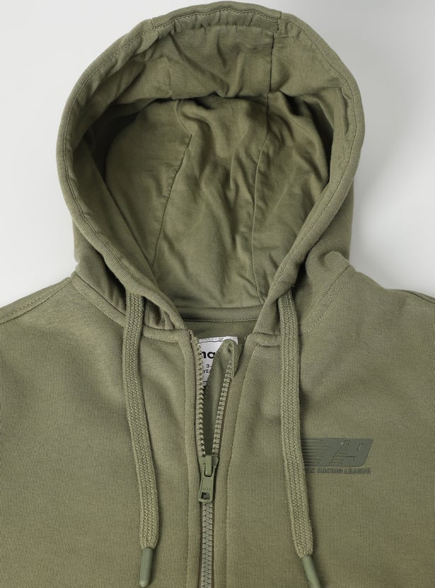 Boys Solid Zip Through Hoodie - Pack of 2