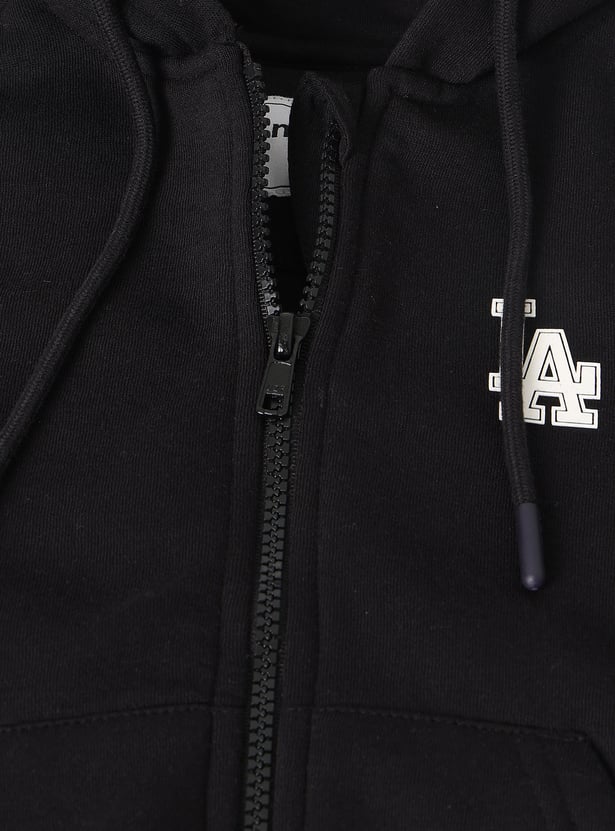 Boys Solid Zip Through Hoodie - Pack of 2