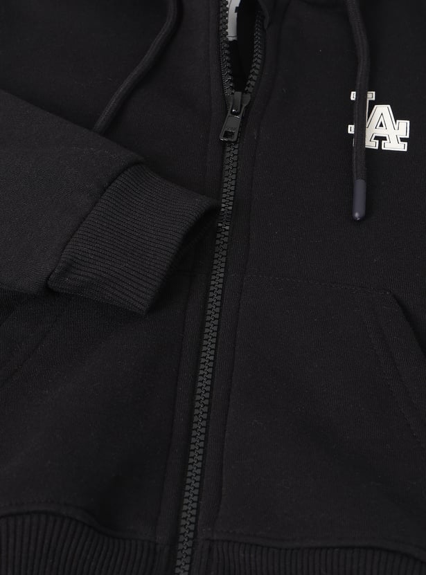 Boys Solid Zip Through Hoodie - Pack of 2
