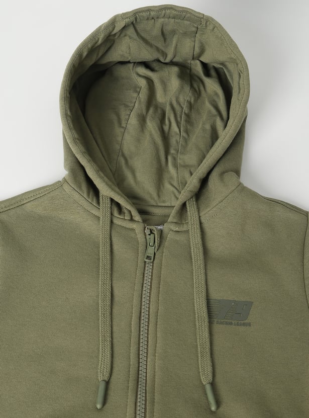 Boys Solid Zip Through Hoodie - Pack of 2