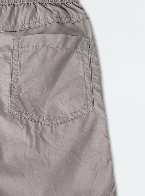 Boys Solid Shorts - Pack of 2