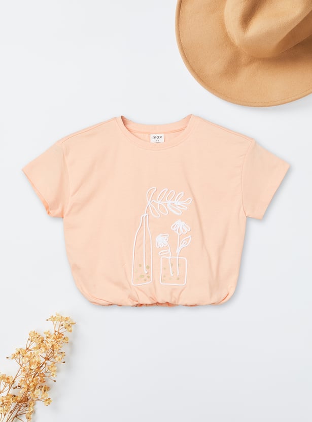 Girls Assorted T-shirt - Pack of 2