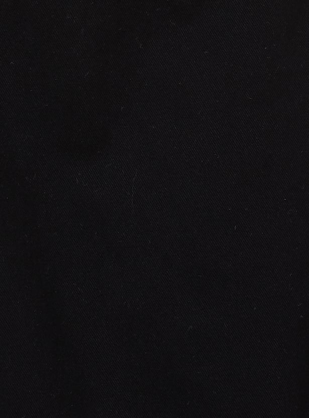 Girls Solid Wide Leg Trousers - Pack of 2