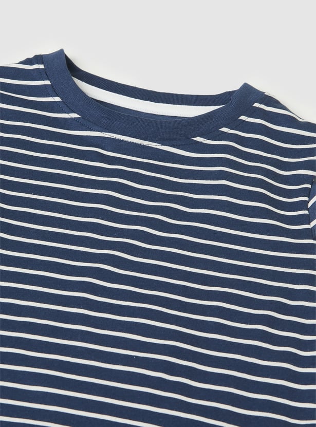 Boys Striped T-shirt - Pack of 2