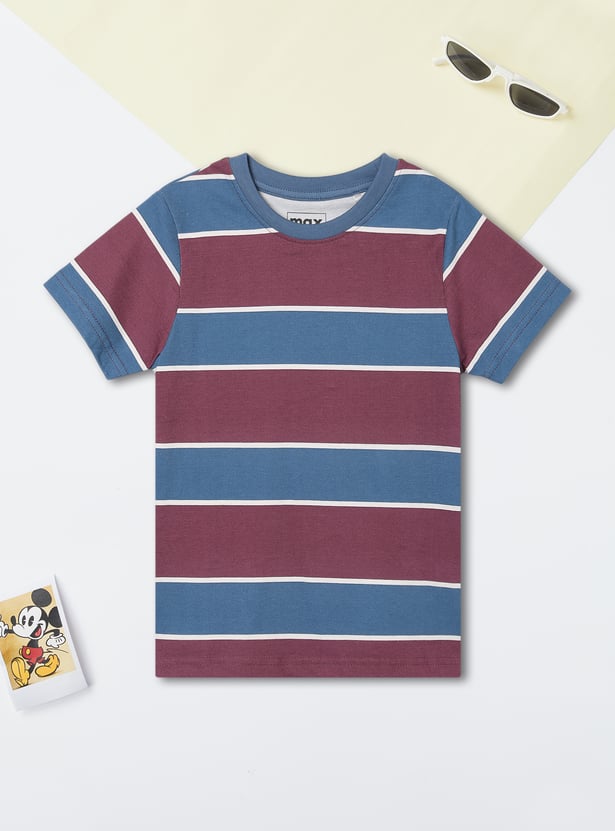 Boys Striped T-shirt - Pack of 2