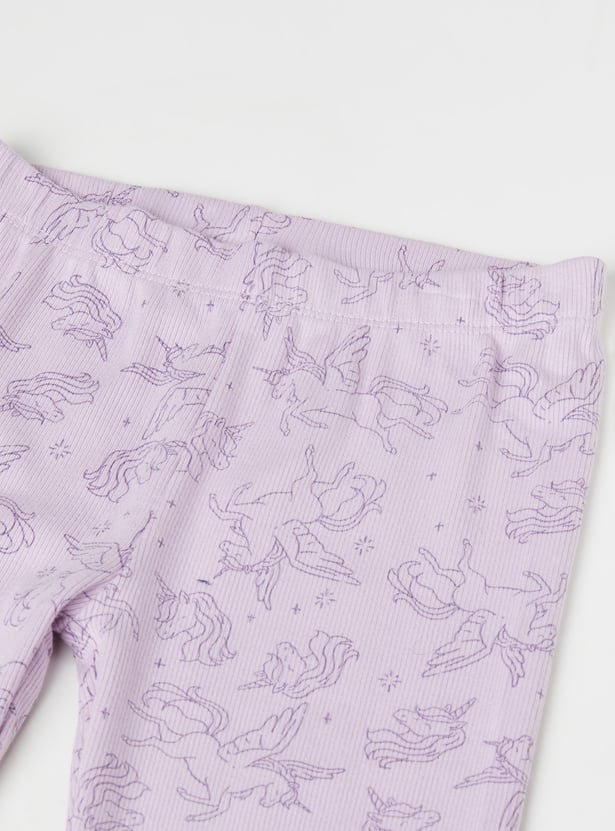 Girls Assorted Leggings - Pack of 2