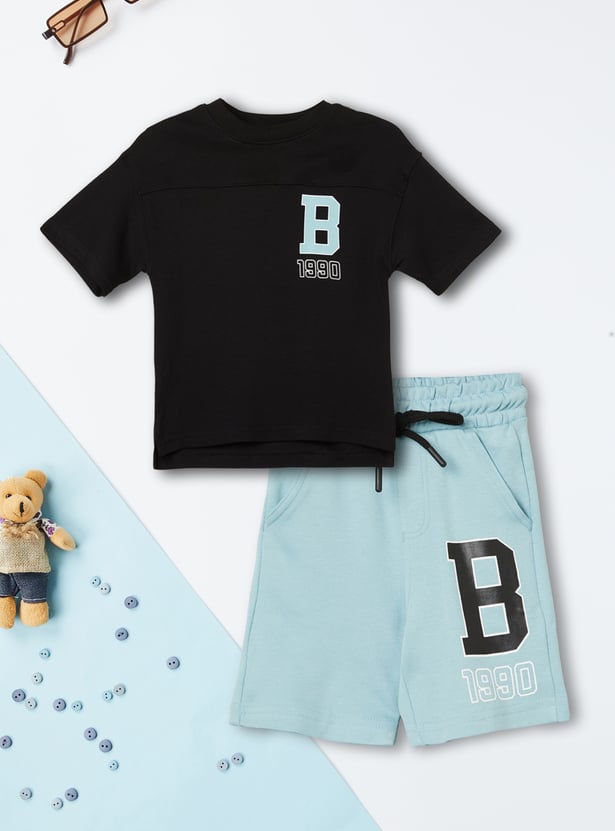 Boys Printed Shorts Set - Pack of 2