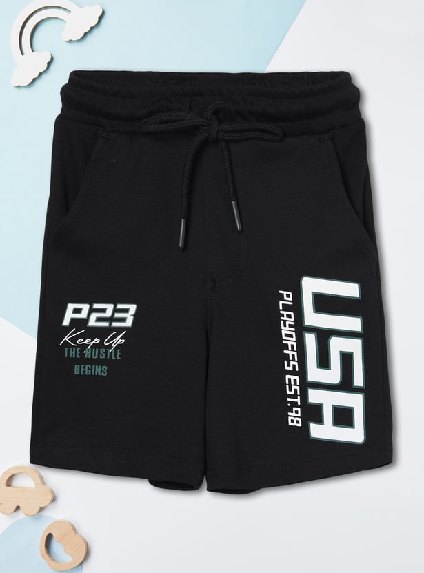 Boys Printed Shorts Set - Pack of 2