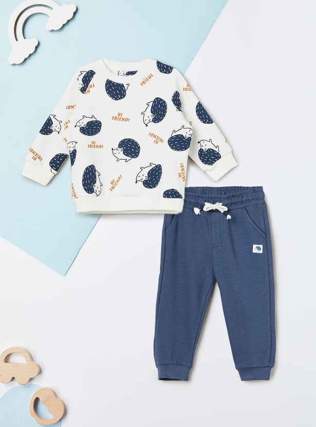 Boys Assorted Joggers Set - Pack of 2