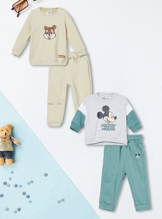 Boys Assorted Joggers Set - Pack of 2