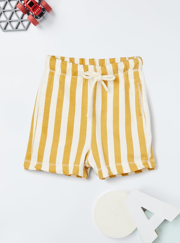 Boys Back Print Shorts Set - Pack of 2