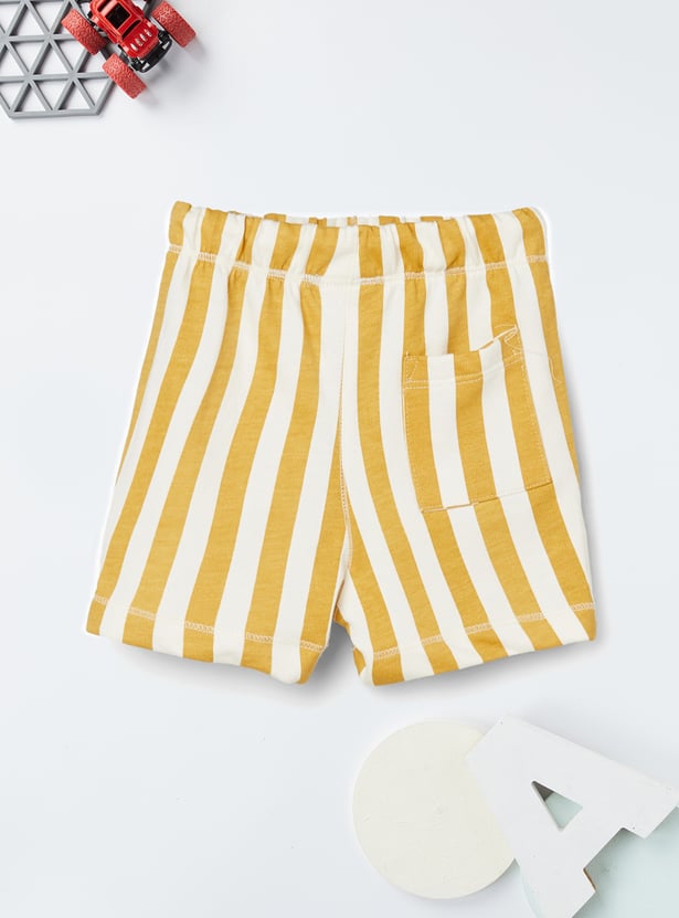 Boys Back Print Shorts Set - Pack of 2