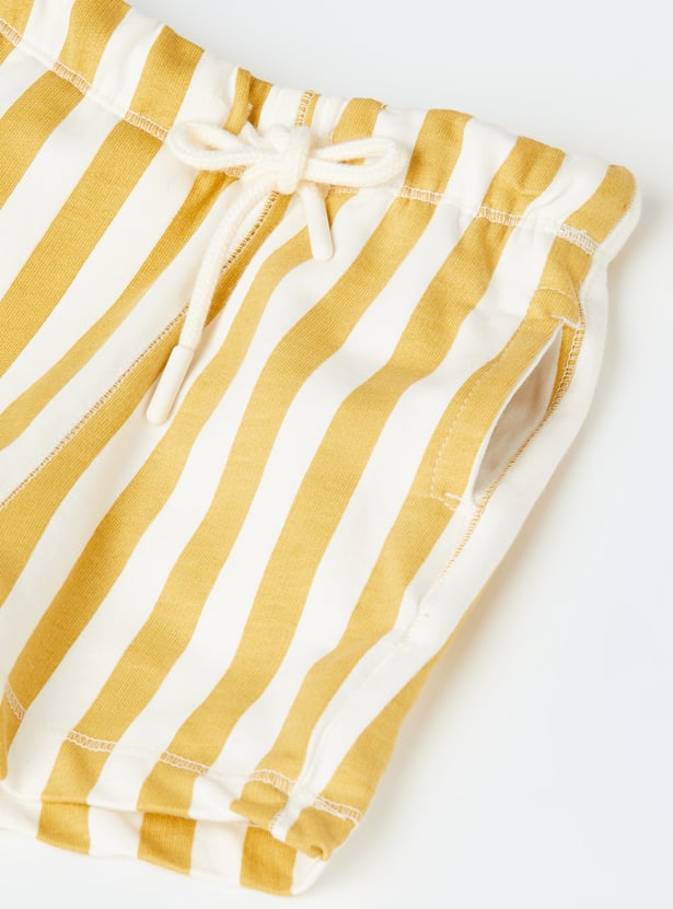 Boys Back Print Shorts Set - Pack of 2
