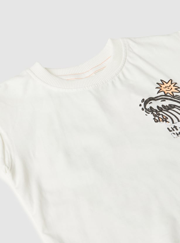 Boys Back Print Shorts Set - Pack of 2