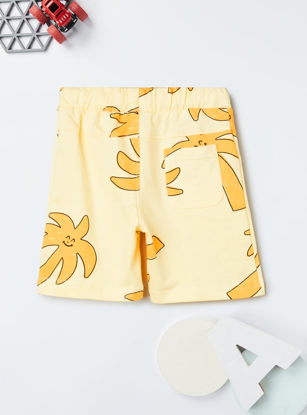 Boys Printed Shorts Set- Pack of 2