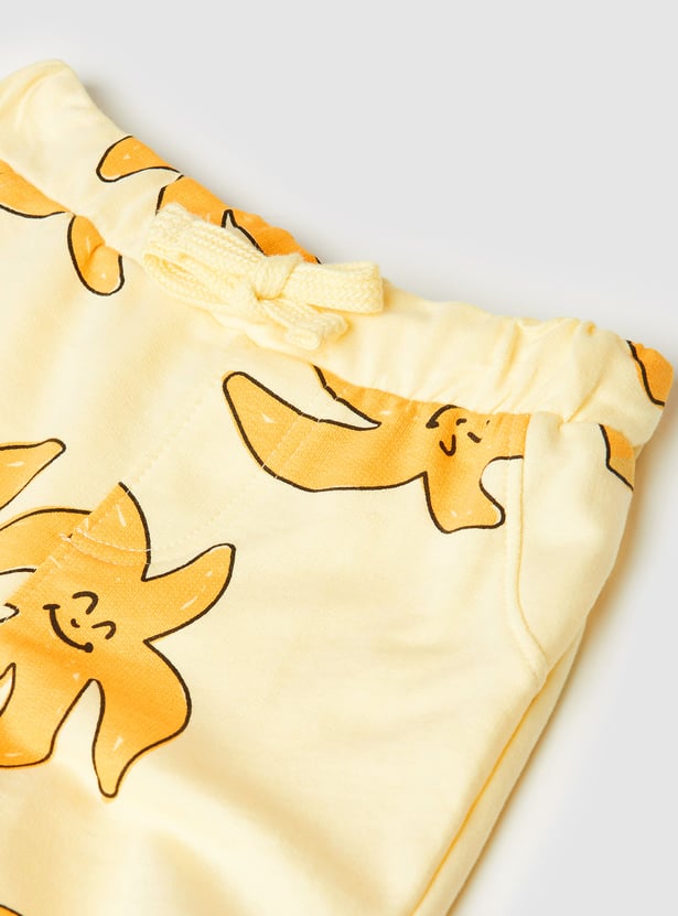 Boys Printed Shorts Set- Pack of 2