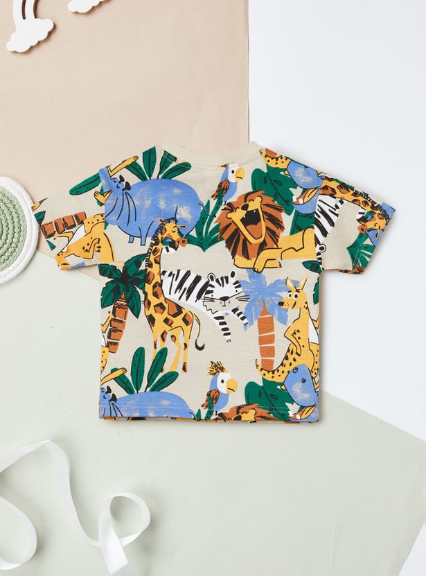 Boys Printed Shorts Set- Pack of 2