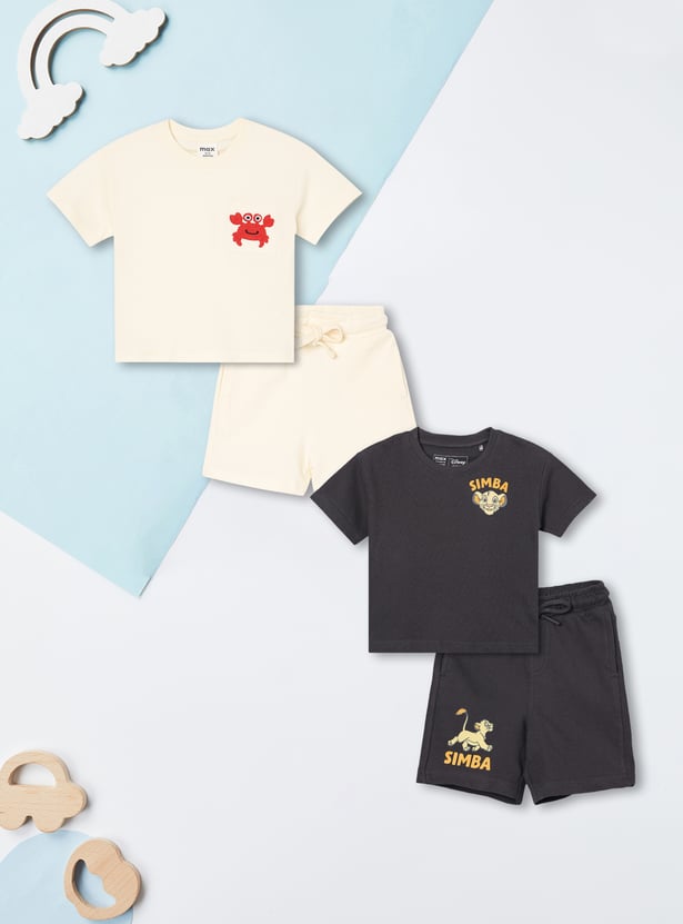 Boys Printed Shorts Set - Pack of 2
