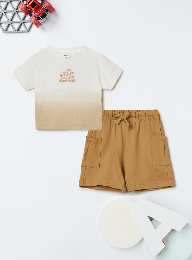 Boys Printed Shorts Set - Pack of 2