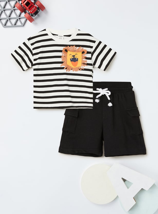 Boys Printed Shorts Set - Pack of 2