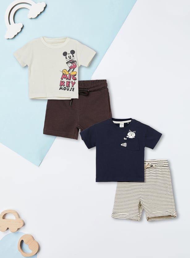 Boys Assorted Shorts Set - Pack of 2