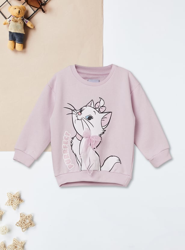 Girls Printed Sweatshirt - Pack of 2