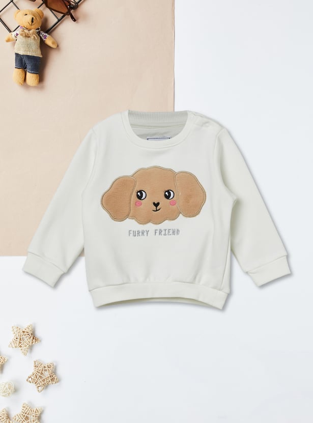 Girls Embroidered Sweatshirt - Pack of 2