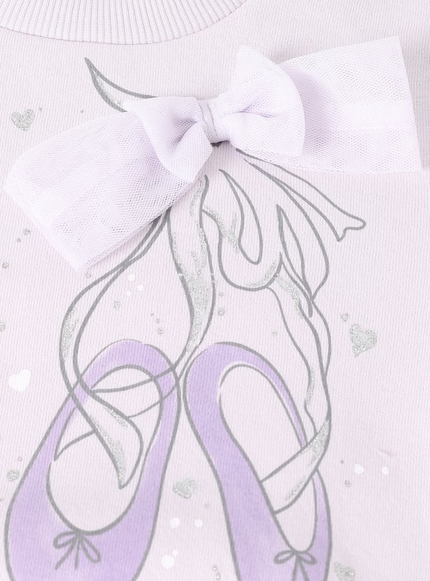 Girls Printed Sweatshirt - Pack of 2