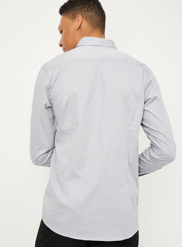 Men Printed Slim Fit Formal Shirts - Pack of 2