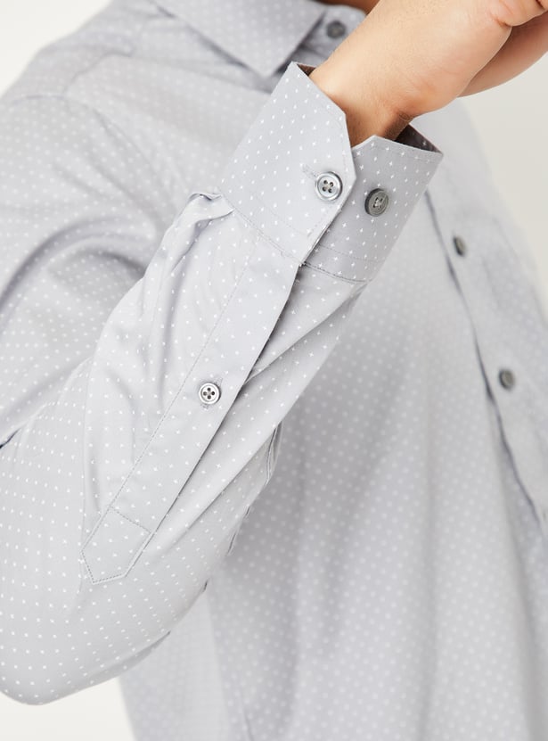 Men Printed Slim Fit Formal Shirts - Pack of 2