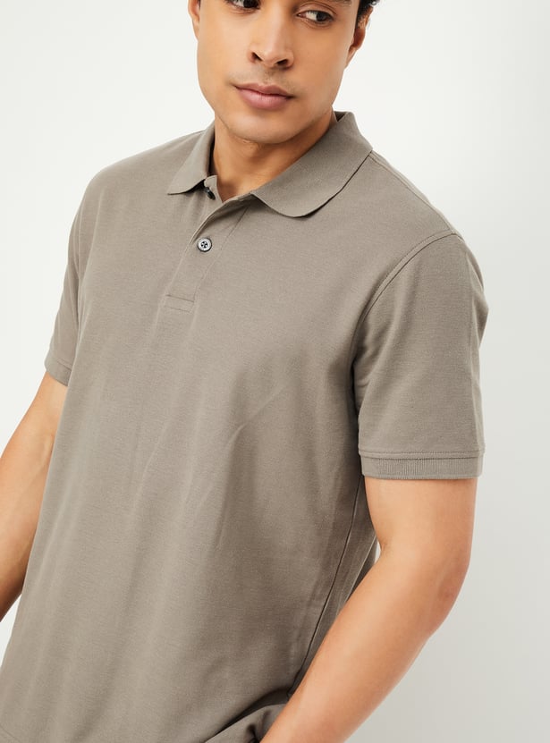 Men Solid Polo T-shirt - Pack of 2