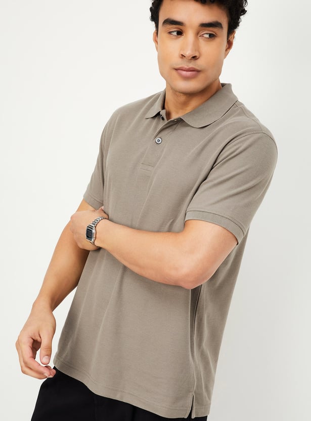 Men Solid Polo T-shirt - Pack of 2