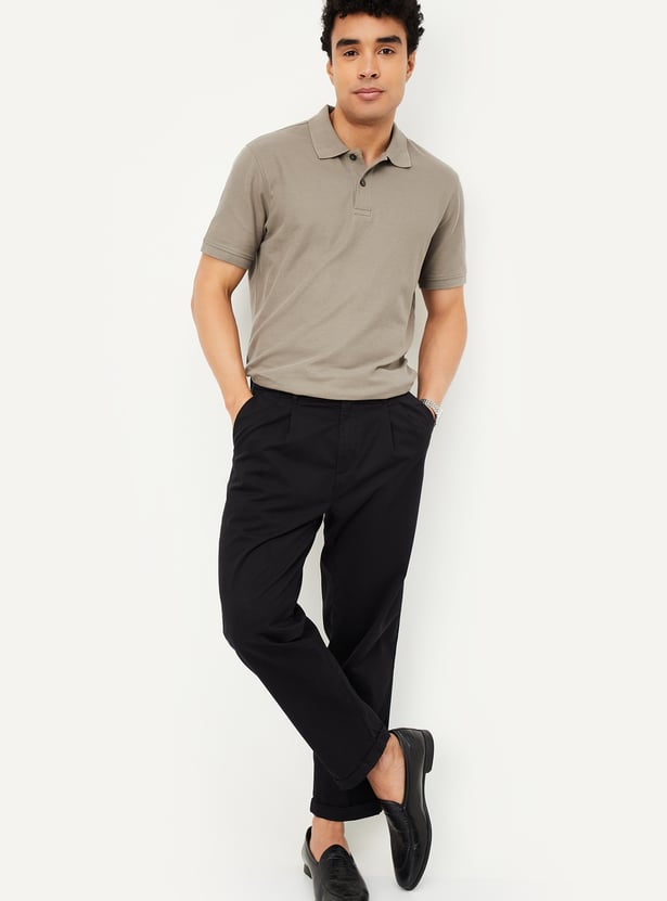 Men Solid Polo T-shirt - Pack of 2