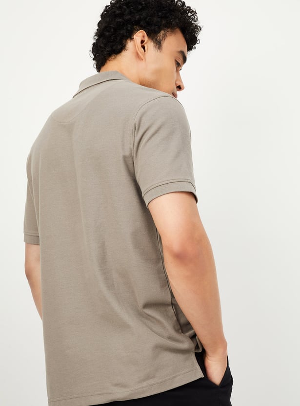 Men Solid Polo T-shirt - Pack of 2