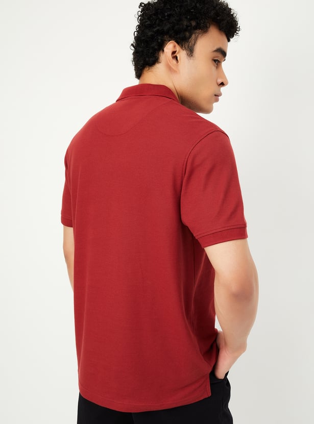 Men Solid Polo T-shirts - Pack of 2