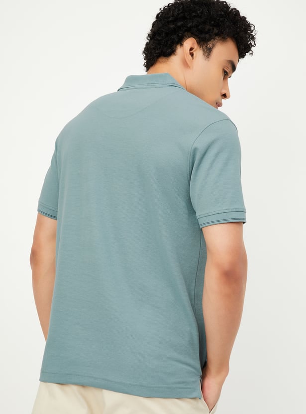 Men Solid Polo T-shirts - Pack of 2