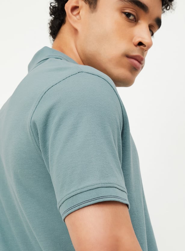 Men Solid Polo T-shirts - Pack of 2