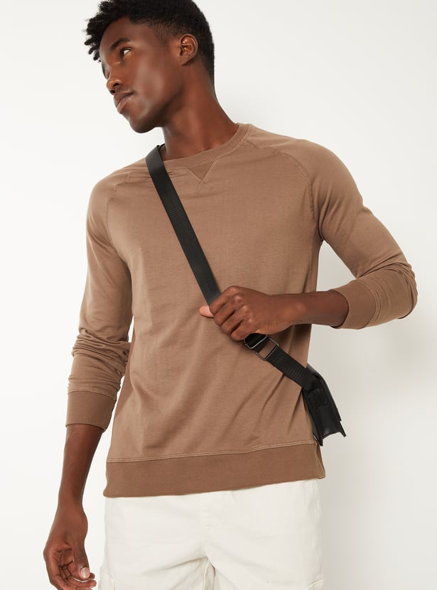 Men Solid Full Sleeve T-shirt - Pack of 2