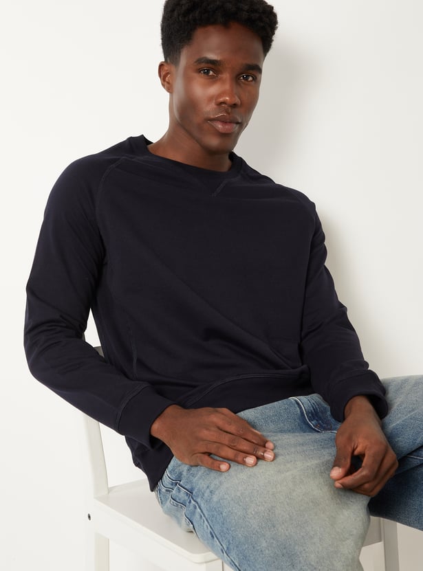 Men Solid Full Sleeve T-shirt - Pack of 2