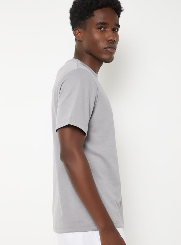 Men Solid T-shirt - Pack of 2