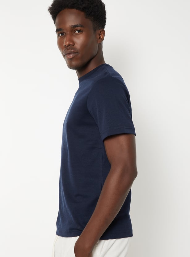 Men Solid T-shirt - Pack of 2