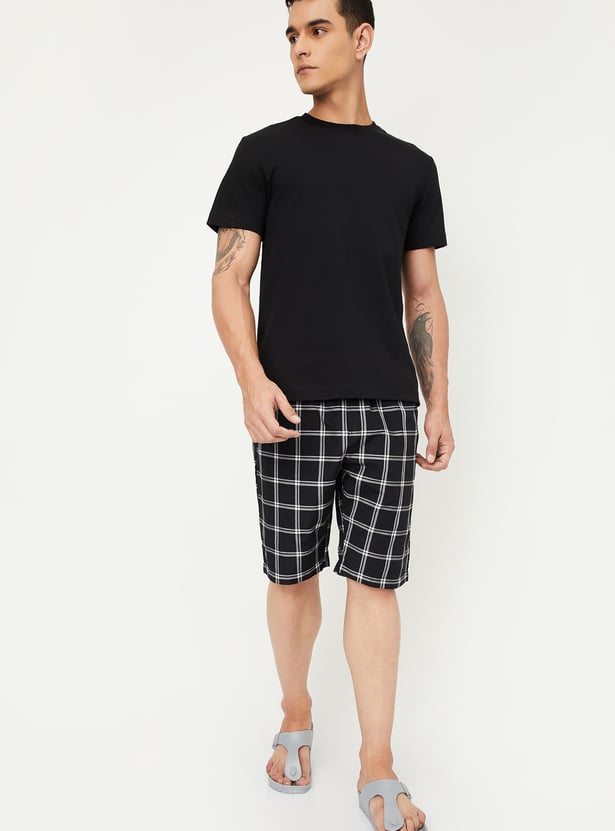 Men Solid T-shirt - Pack of 2