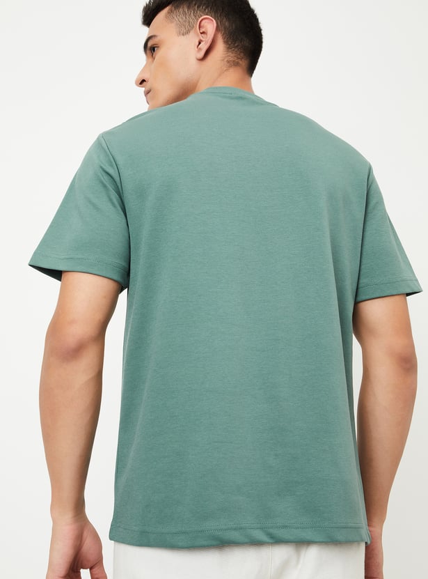 Men Solid T-shirt - Pack of 2